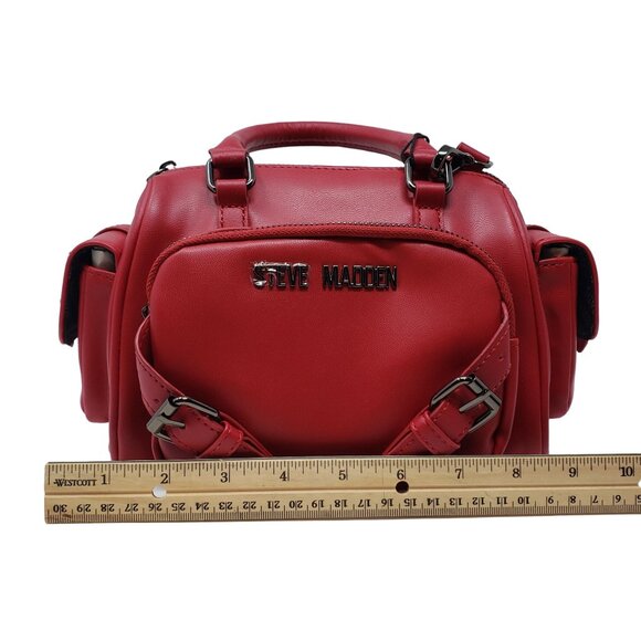 Steve Madden Crossbody Bag DO345050 Red Blizzie - Picture 10 of 12